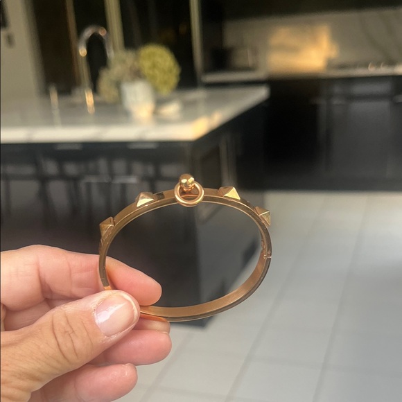 Collier de chien bracelet Influence Pink Gold Bracelet with Stud Accents - Picture 3 of 5